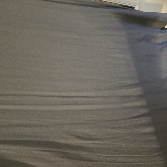 Plus Size Slate Blue Lightweight Dress with 3/4 Sleeves - Picture 5 of 6